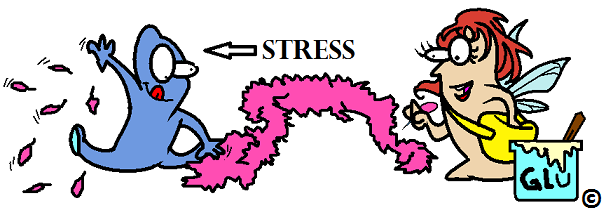 stress pulling off the teleomere ends on the DNA