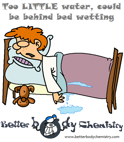 little boy wetting the bed