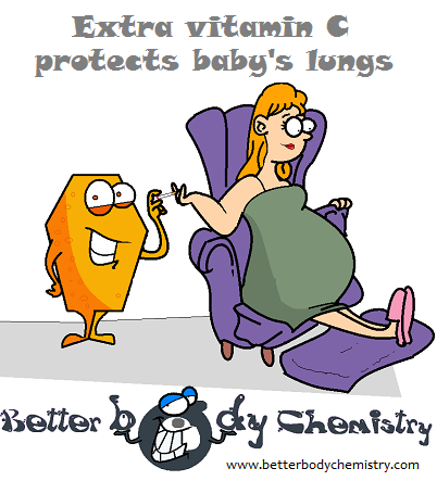 Vitamin C protecting smoking pregnant women
