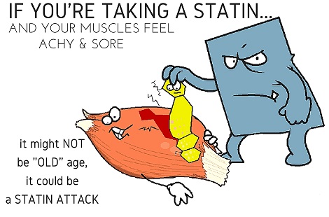 statin causing a muscle attack