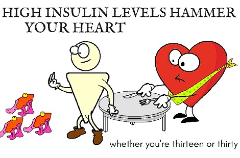 insulin stopping the heart from eating