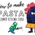 resistant pasta being approached by an enzyme